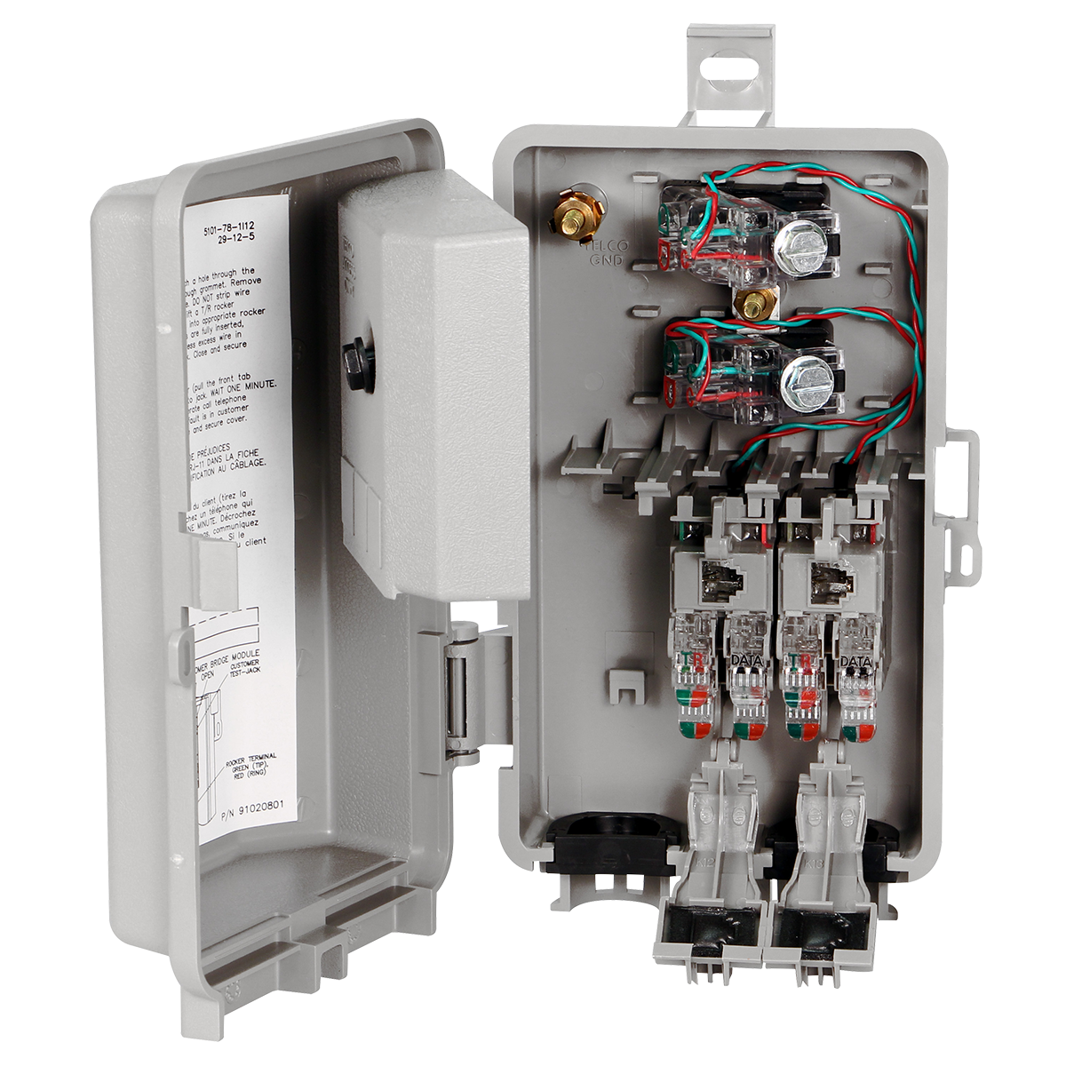 telephone network interface wiring