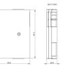 CCP1 Series Fiber Optic Customer Connection Point Wall Terminal - Image 4