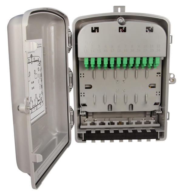 TII Network Technologies Telephone Wire Terminal Box Enclosure 163-06 – New, USA Made