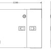 WM08BT Series Wall Mount Patch & Splice Fiber Enclosure 8 Plate Capacity - Image 2