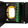 WM12BT Series Wall Mount Patch & Splice Fiber Enclosure 12 Plate Capacity