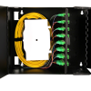 WM08BT Series Wall Mount Patch & Splice Fiber Enclosure 8 Plate Capacity