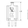 175-3B1E-400-NSW High Voltage 5-Pin Gas Tube Protector - Image 3